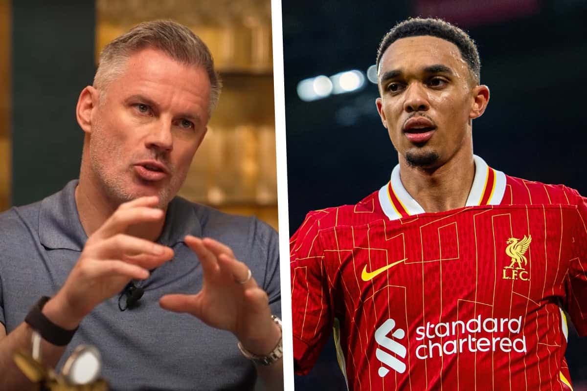 Jamie Carragher "disappointed" Liverpool's Trent Arnold is leaving club on free transfer