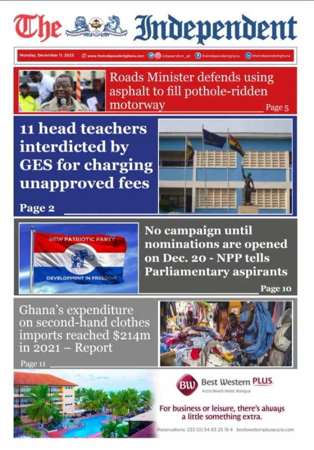 THE-INDEPENDENT-NEWSPAPER-11TH-DECEMBER-2023