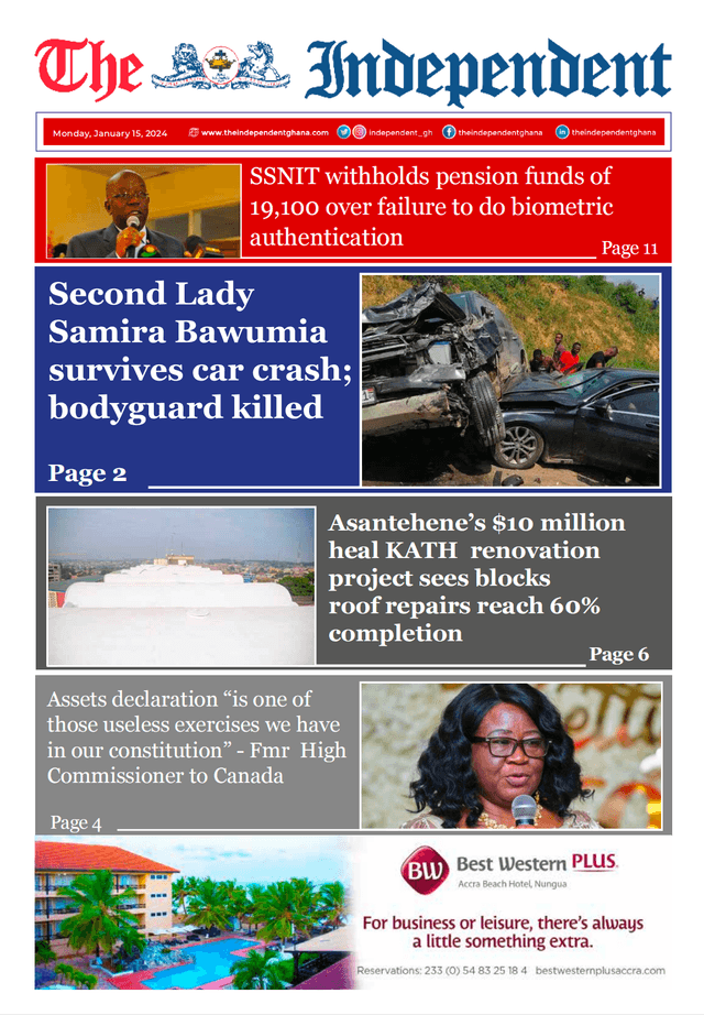 THE-INDEPENDENT-NEWSPAPER-15TH-JANUARY-2024