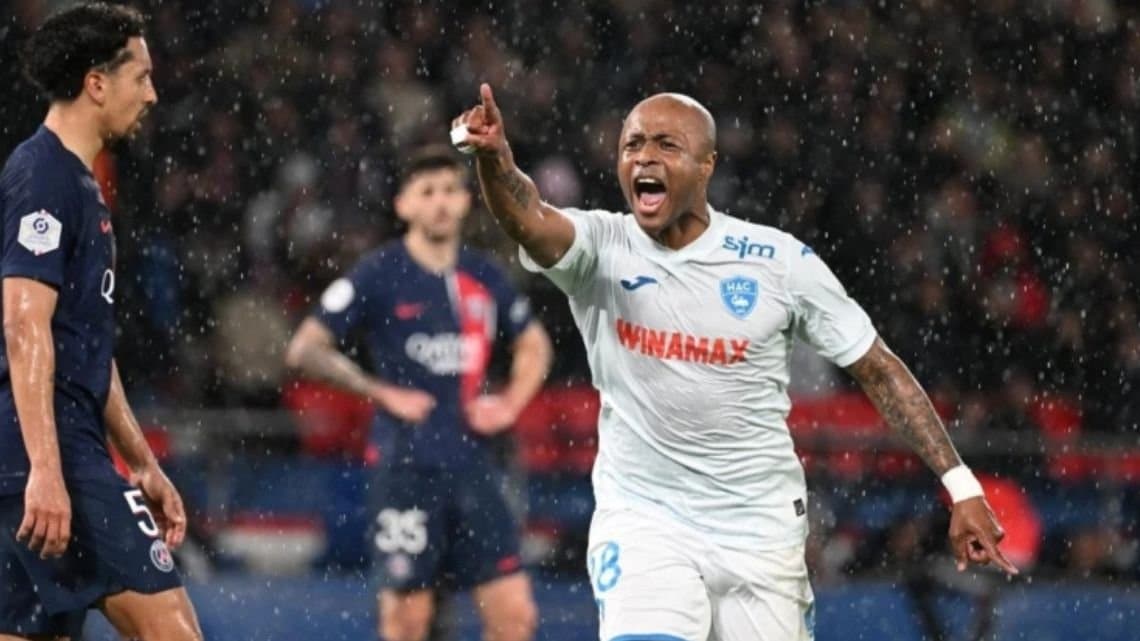 Video: See Dede Ayew’s stunning goal against Marseille