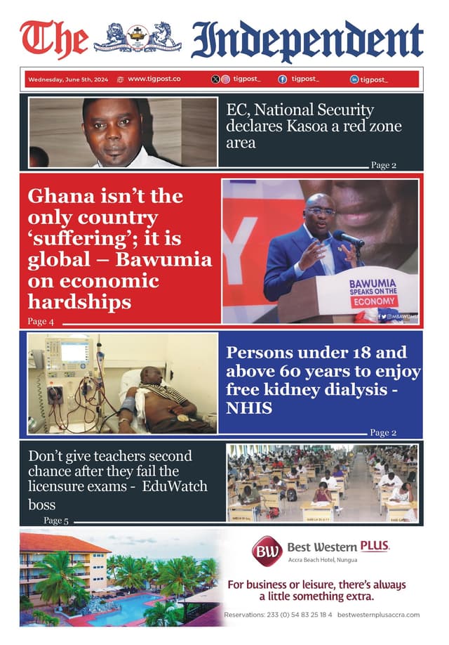 THE INDEPENDENT NEWSPAPER JUNE 5TH 2024