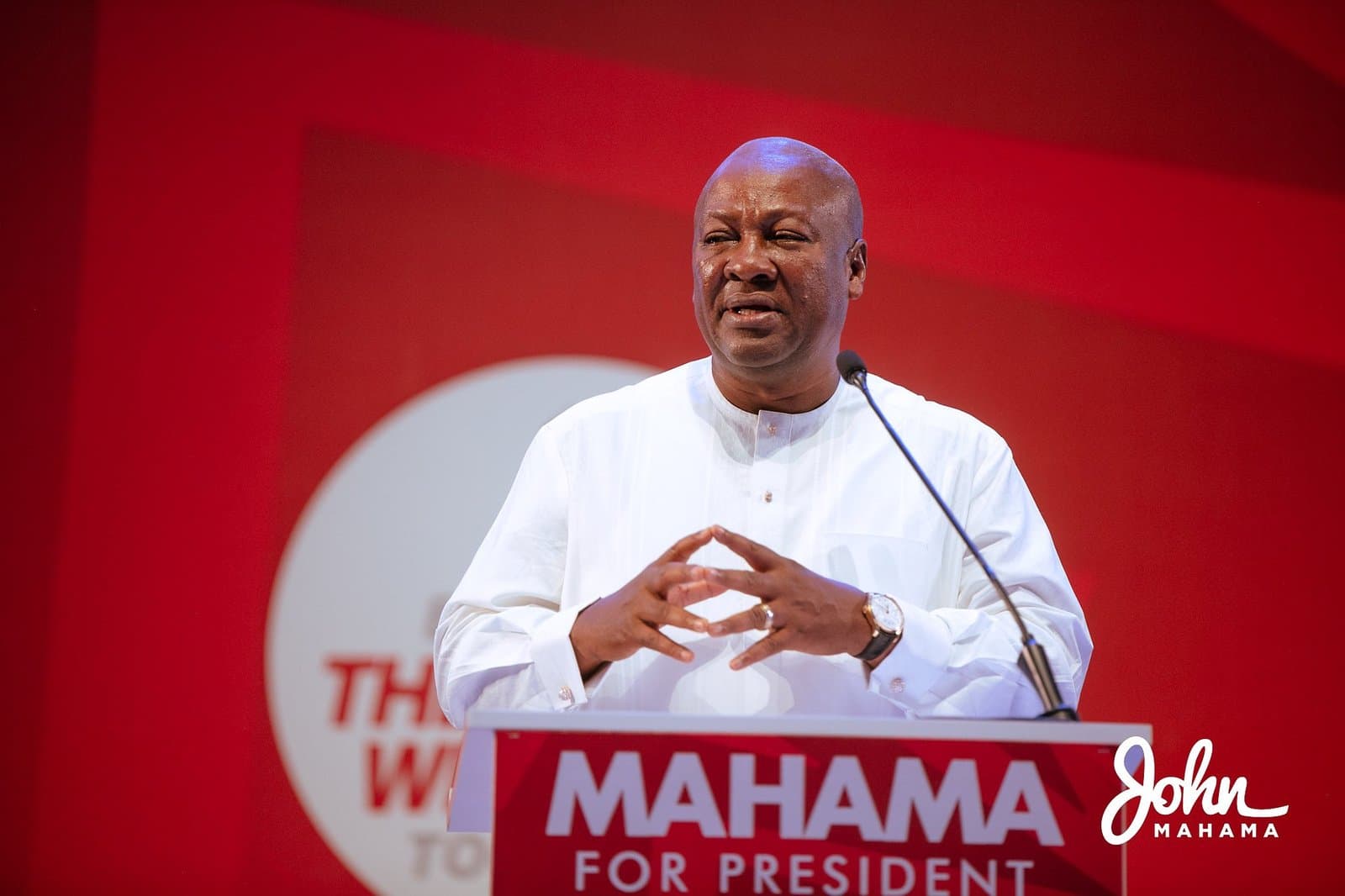 CODAM supports Mahama's bid to become president