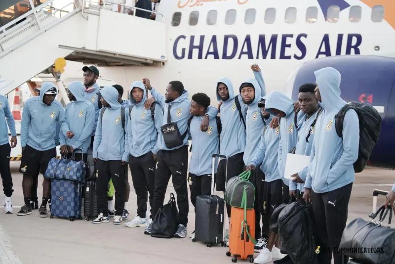 Black Stars arrive in Libya ahead of Sudan clash