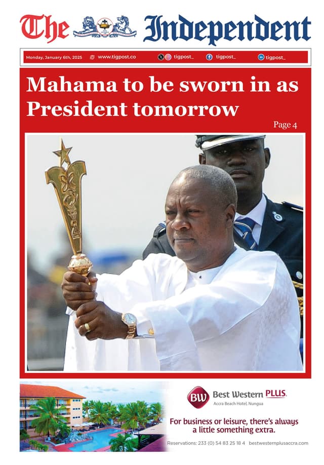 THE INDEPENDENT NEWSPAPER JANUARY 6TH 2025
