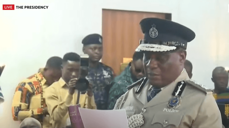 LIVESTREAMING: Mahama swears in COP Yohunu as IGP