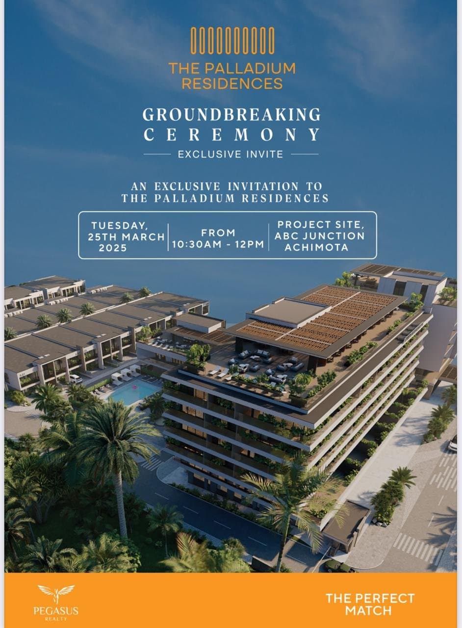 Pegasus Realty pioneers affordable modern living in Achimota with ‘The Palladium Residences’ 