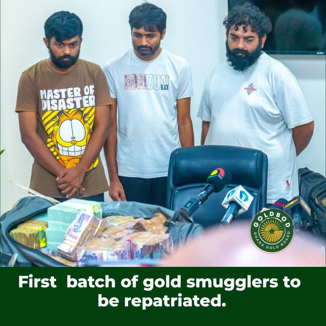 First batch of Indian gold smugglers to be repatriated - GoldBod