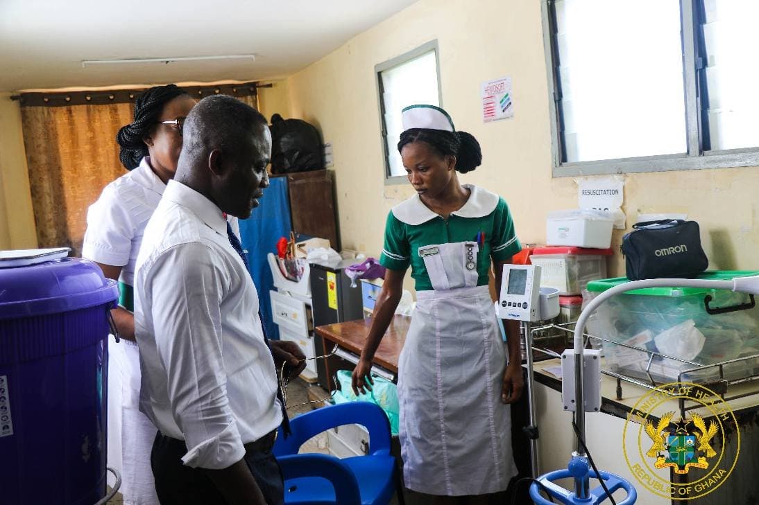 Health Minister tours Korle Bu Teaching Hospital after complaints