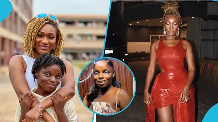 Wendy Shay gifts cash to god-daughter's father at his furniture shop